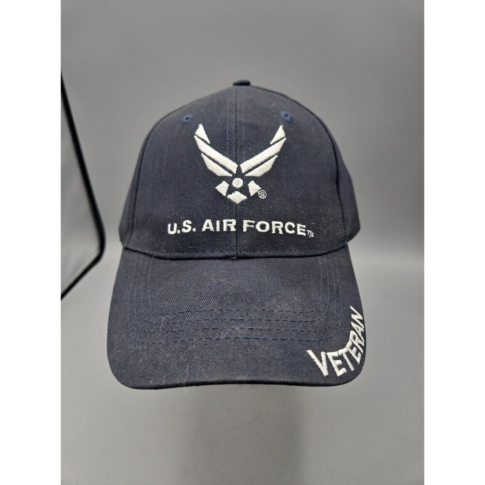 US Air Force Veteran Hat Cap Blue Cap Casual Cotton Adjustable Eagle Crest